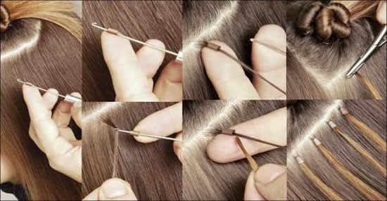 quy trình nối tóc tham khảo